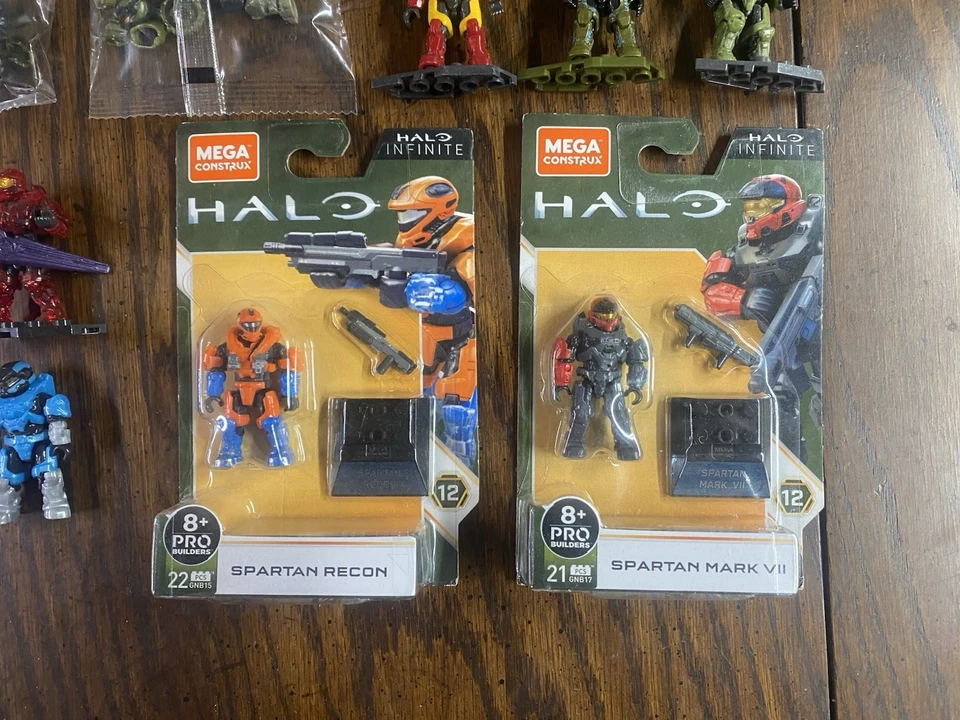 Halo Mega Construx Halo Heroes Series 12 Recon Spartan Mark VII Assorted Lot - Image 4 of 4