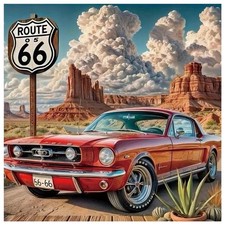 Car Diamond Painting Kits for Adults, Diamond Art Kits for Beginners, DIY 5D Dia