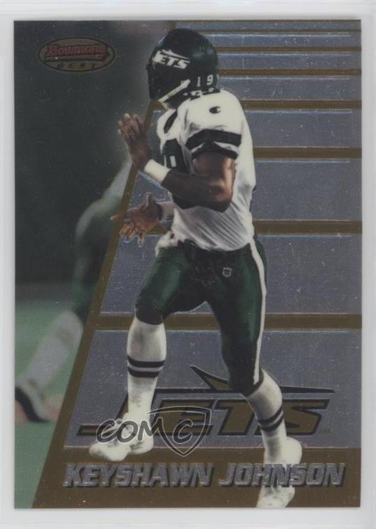 1996 Bowman's Best Keyshawn Johnson #180 Rookie RC