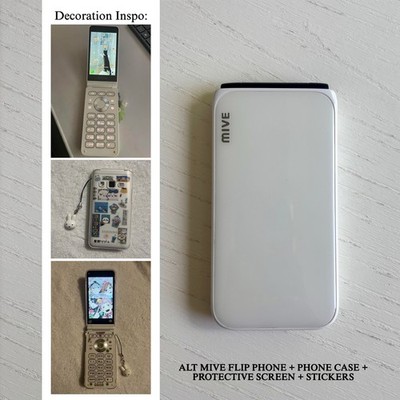 ALT MIVE AT-M120 Style Ordner Handy 32GB LTE/3G, weiß gebraucht