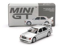 MINI GT 1:64 1989 Mercedes 190E 2.5 - 16 EVO2 - Rare Astral Silver Collectible