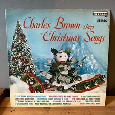 Hollywood Records Charles Brown Sings Christmas Songs HLP-900 LP Record Stereo