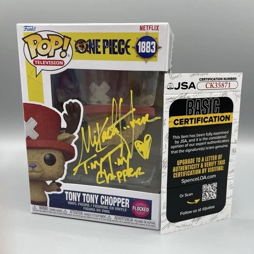 Mikaela Hoover Signed One Piece Live Action Chopper Funko Autographed JSA COA