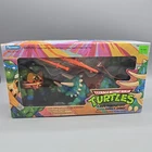 1992 Playmates TMNT Cave Turtle Leo And Dingy Dino Sealed MISB Vintage Rare