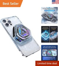 Innovative Mobile Phone Cooler with RGB Lighting - Dual-Semiconductor Tech