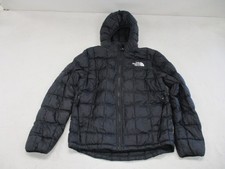 THE NORTH FACE THERMOBALL HOODED BOYS JACKET SIZE MEDIUM BLACK NF0A84LO-M