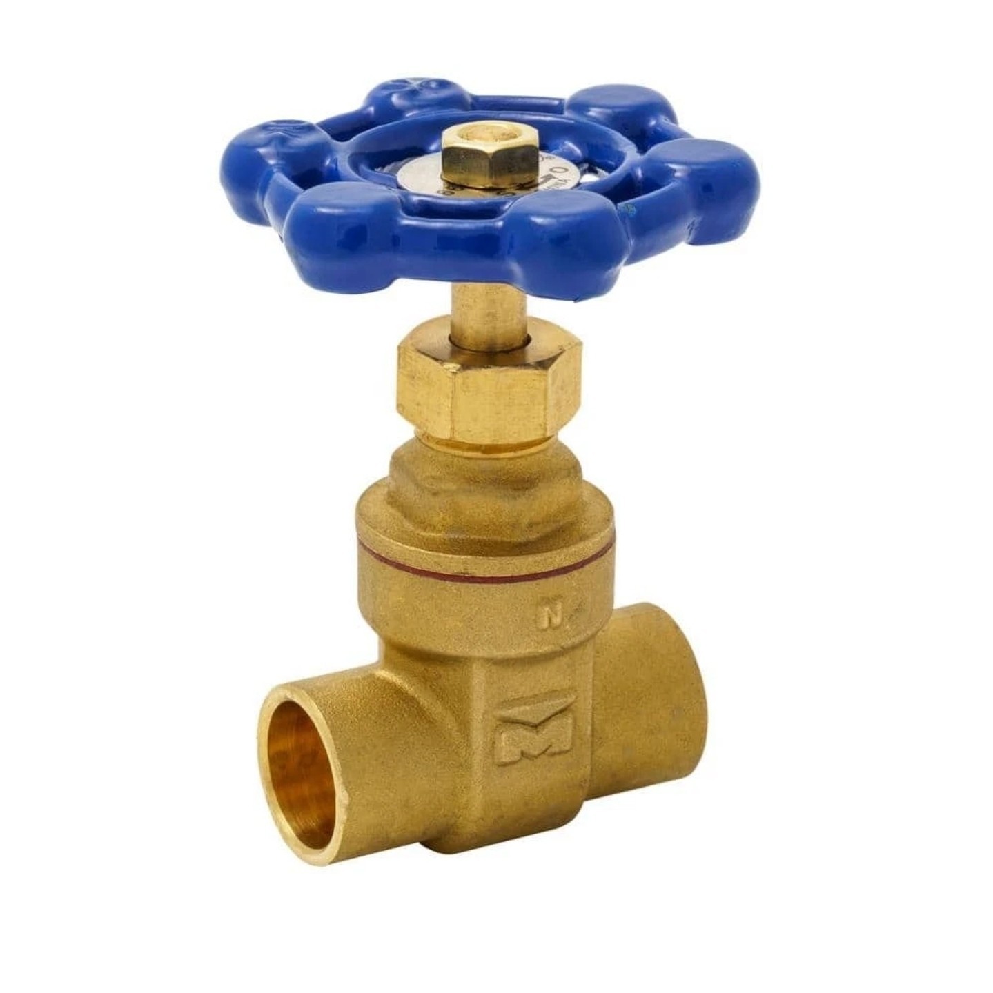 (2)Everbilt 1/2 in. x 1/2 in. SWT x SWT Compact-Pattern Brass Gate Valve