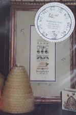 Shepherd's Bush Printworks Buzz Buzz Bee cross stitch kit with hand painted mat