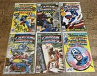 6 x Vintage Marvel Captain America Comics | Comic Book Job Lot Others Available