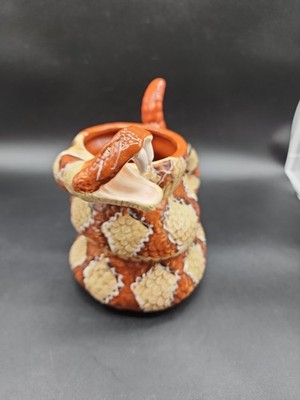 American Legacy Diamondback Rattlesnake Snake Ceramic Mug 2010 Craig Ferguson