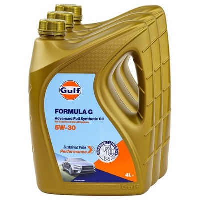 Motoröl Gulf Formula G 5W-30 3 X 4 Liter für Opel Astra H Renault Saab 9-3 Seat 