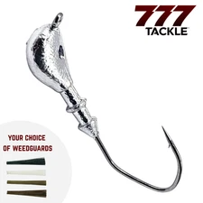 Arky Weedless Bass Fishing Jig Head Lure UnPainted Victory Hook 50 or 100 Pack