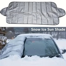 Car Windshield Cover - Snow, Ice & Sun Protector for All Seasons