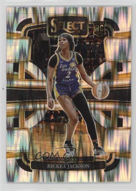 2024 Select WNBA Concourse Silver Flash Prizm Rickea Jackson #58 Rookie RC 19yg