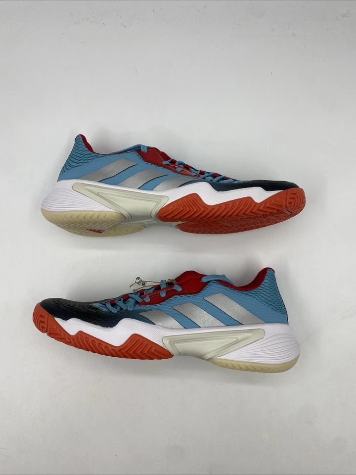 Adidas Barricade Tenis y Pickleball Zapatos Blanco Azul HP7415 Mujer’s Tallas 6-10 Foto 4 de 4
