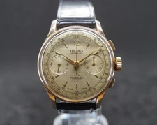121# VALJOUX 92 Column Wheel - OLMA - Vintage 1950s Swiss Chronograph