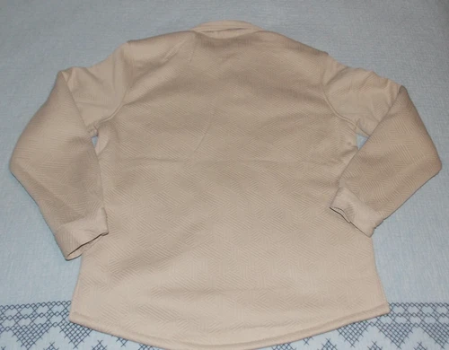 Distortion Mens Large Ivory Jacket Faux Fur Sherpa Fleece Lined NWT New image 10