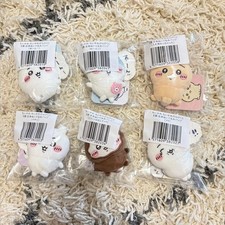 Chiikawa Lottery E Prize Plush Badge Complete Set of 6 Collectible 15 