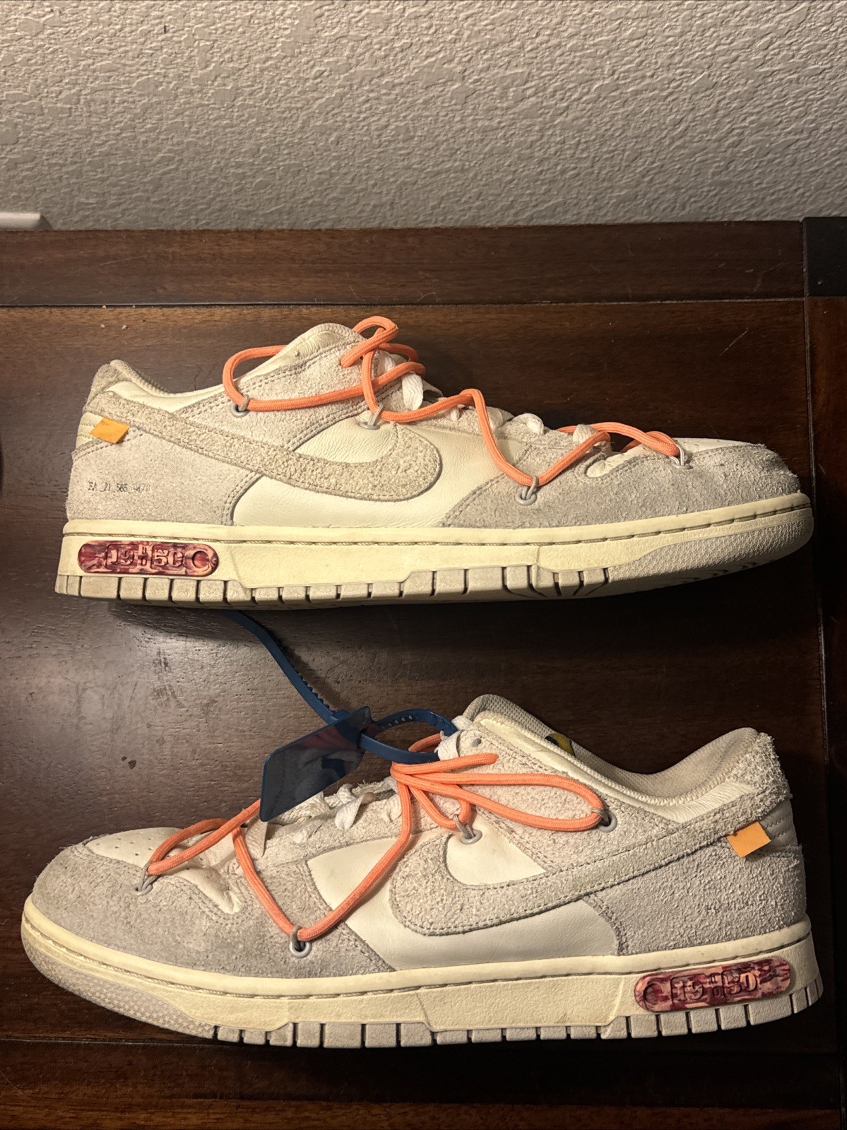 OFF WHITE X NIKE Taglia 11 Nike Off White x Dunk Low Lotto 19 di 50 DJ0950 119