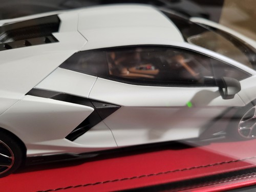 LAMBORGHINI REVUELTO 1/18 BIANCO SIDERALE MATT MR COLLECTION MODELS LAMBO058C - Imagen 7 de 11