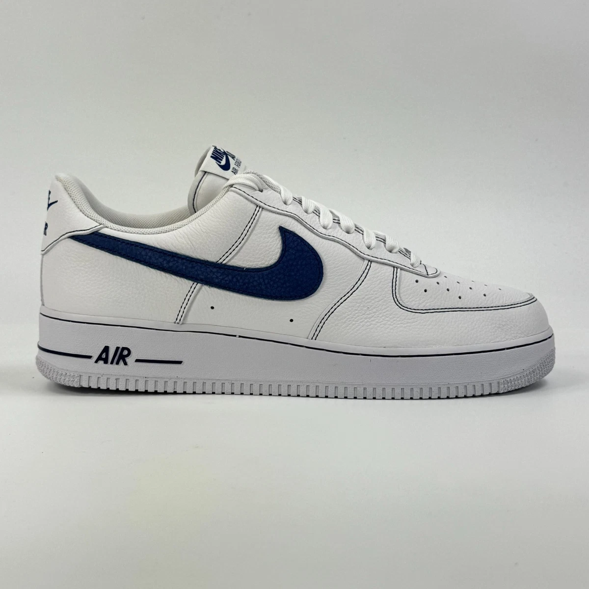 Nike Air Force 1 '07 White Deep Royal Blue for Sale | Authenticity