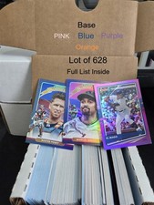 2020 Donruss Base Blue Orange Pink Purple Variations Lot of 628 Full List