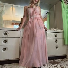 50's Pink Pleated Nightgown