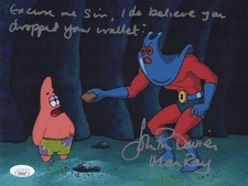 JOHN RHYS DAVIES  8x10 SPONGEBOB Photo MAN RAY Autograph JSA COA CERT