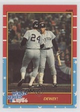 1987 Fleer World Series Dwight Evans #9 5hy