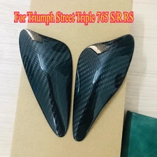 For Triumph Street Triple 765 S/R RS Real Carbon Fiber Fuel tank Slider cover
