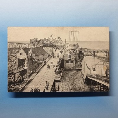 Western Super Mare Postkarte um 1910 Somerset Pier Jahrmarkt Schalter Rückfahrten