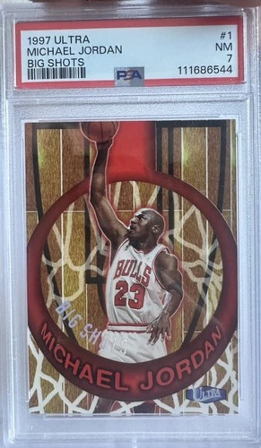 1997-98 Fleer Ultra Big Shots Complete 15 Card SET - Michael Jordan PSA 7