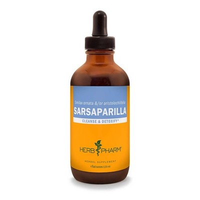 Herb Pharm Sarsaparilla Liquid Extract for Cleansing and Detoxification - 4 Ounc