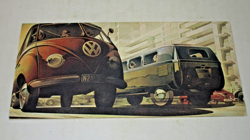 Original 1953 VW Volkswagen Transporter & Micro Bus Dealer Sales Brochure