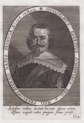 Wilhelm Ernst Scheffer Arzt physician doctor Büdingen Frankfurt am Main Portrait
