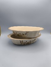 Vintage Harvest 1418 Oven to Tableware Ceramic Baking Dishes Set of 2 Farmhouse