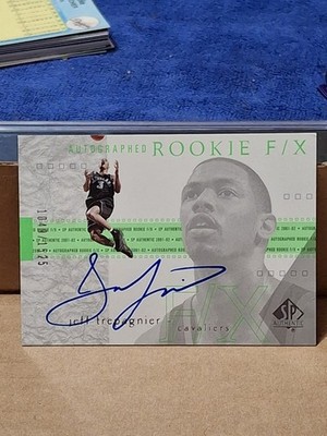 2001 JEFF TREPAGNIER SP F/X ROOKIE AUTOGRAPHED CARD RC /1525 CAVALIERS #123 CAVS