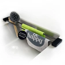 Sanni Shoo drip.line Pure Black - Versatile and Adjustable Kitchen Rack Drip