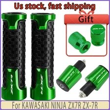 For KAWASAKI NINJA ZX7R ZX-7R Motorcycle Handlebar Grips Bar End Cap Tire Valve