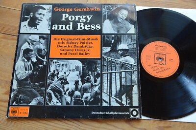 GERSHWIN Porgy And Bess Origin. Soundtrack LP CBS E 024