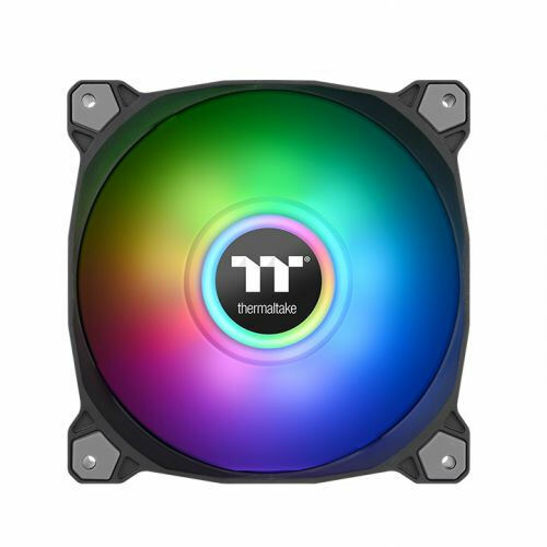 Thermaltake Pure Duo12 120mm ARGB Sync Fan (2 Pack), CL-F115-PL12SW-B (Black) - Picture 2 of 4