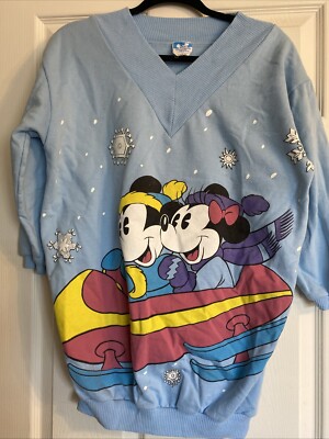 Vintage Disney Winter Sweater Sz M