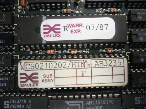Emulex CU02 DHV11 DEC Digital Equipment Corp Board Module MicroVax Micro PDP Mux - Picture 4 of 5
