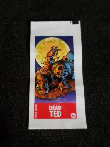 2003 Topps Garbage Pail Kids tout neuf série 1 DEAD TED 6a gomme emballage  - Photo 1/1