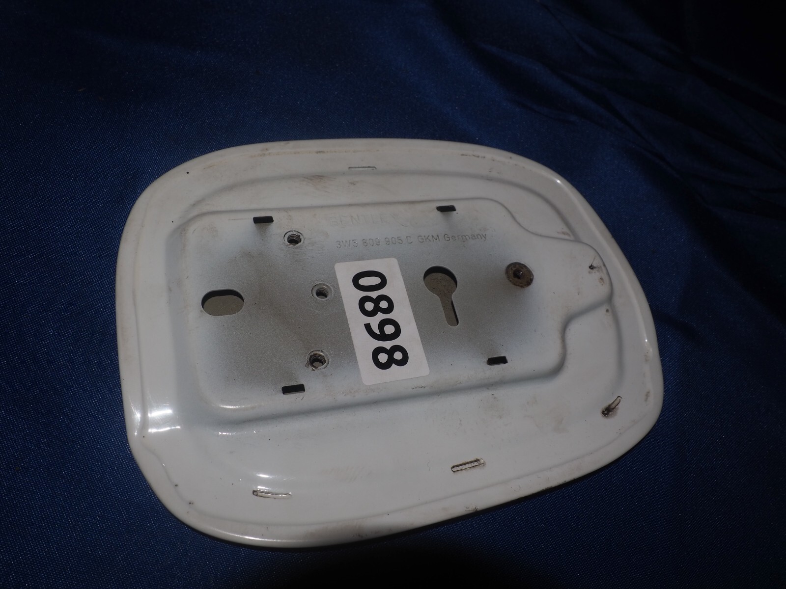 2006-2012 Bentley Flying Spur Rear Fuel Gas Filler Door White OEM W/Warranty