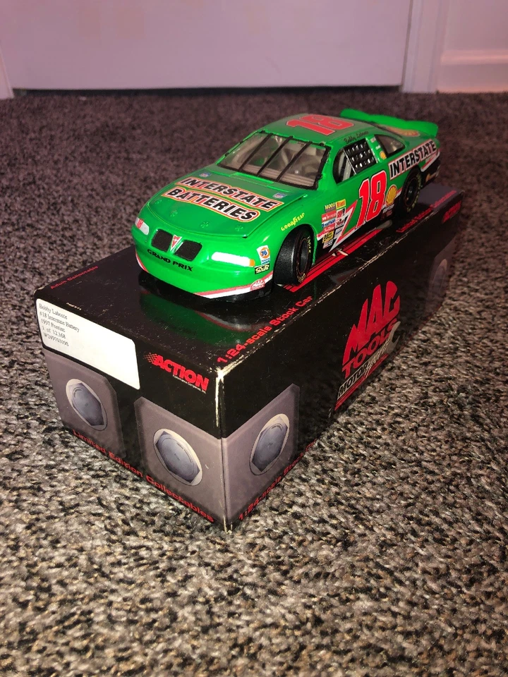 Action, NIB, Mac Tools Motor Sports, Bobby Labonte 18 Stock Car Bank. (15C) - Image 2 of 2