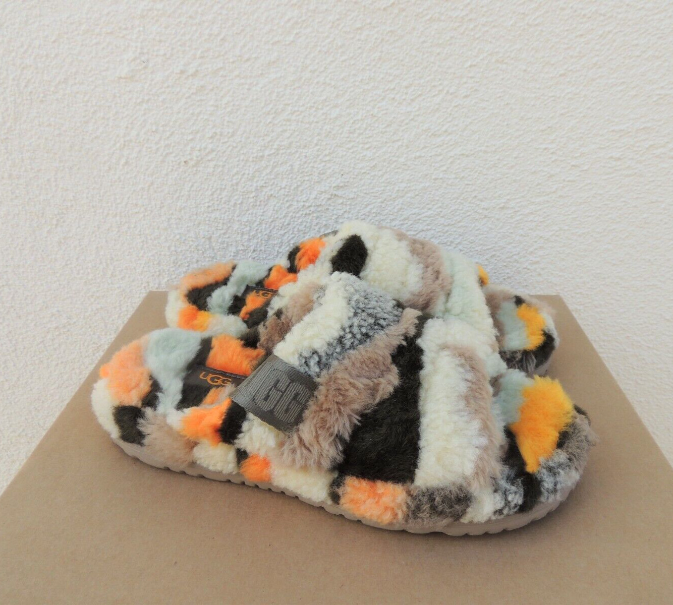 Fur Fluff You Cali Collage UGG Fluff Yeah Slide Cali Collage