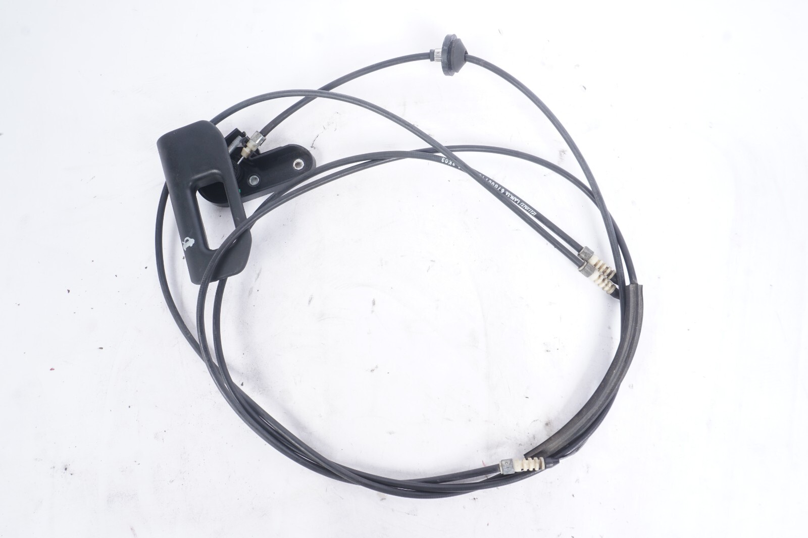 2014-2019 Maserati Ghibli Hood Release Handle w/ Cable 670007133 OEM