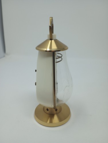 Sveglia Vintage Svizzera Semca Ottone Carrozza Lanterna PER RICAMBI RIPARAZIONE Leggi Des - Foto 10 di 18