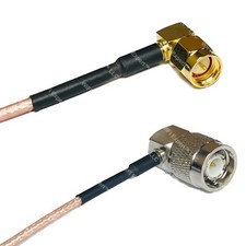 RG316 SMA MALE ANGLE to TNC Male Angle RF Cable FAST-SHIP LOT